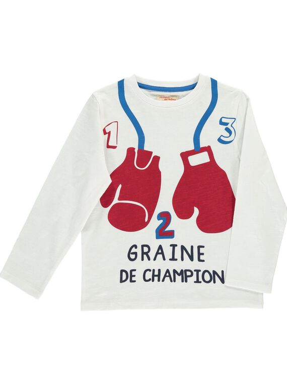 Boys' long-sleeved T-shirt DOJOTISLU5 / 18W9023ED32000