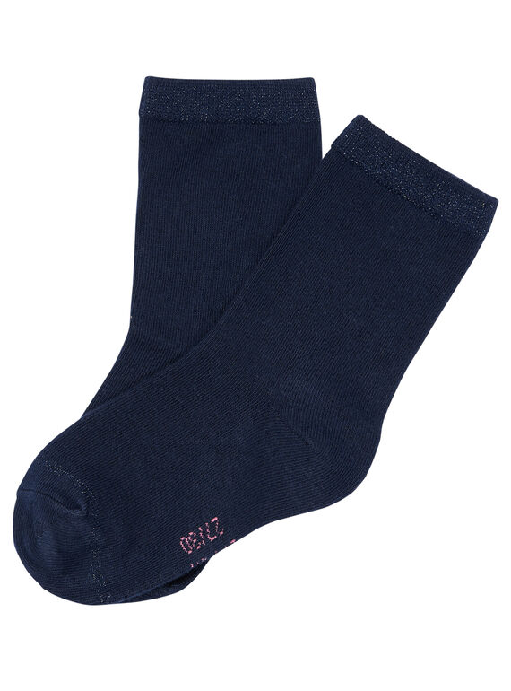 Navy Socks JYAESCHO1 / 20SI0166SOQ070