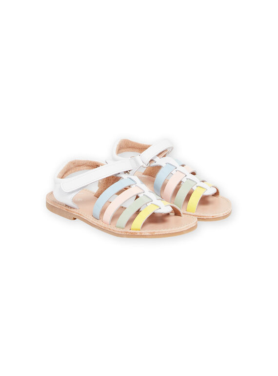 Weiße Sandalen Kind Mädchen NASANDMARILOU / 22KK3547D0E000
