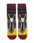 Socken mit Tigermuster PYUJOCHOU1 / 22WI10D6SOQB105