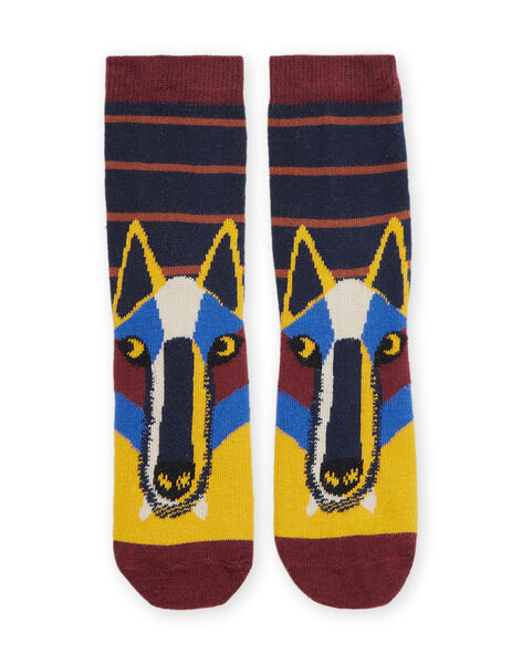 Socken mit Tigermuster PYUJOCHOU1 / 22WI10D6SOQB105