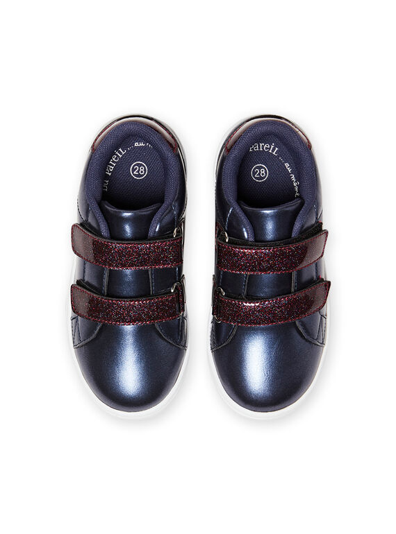 Marineblaue Turnschuhe für Kind Mädchen MABASMARION / 21XK3571D3F070