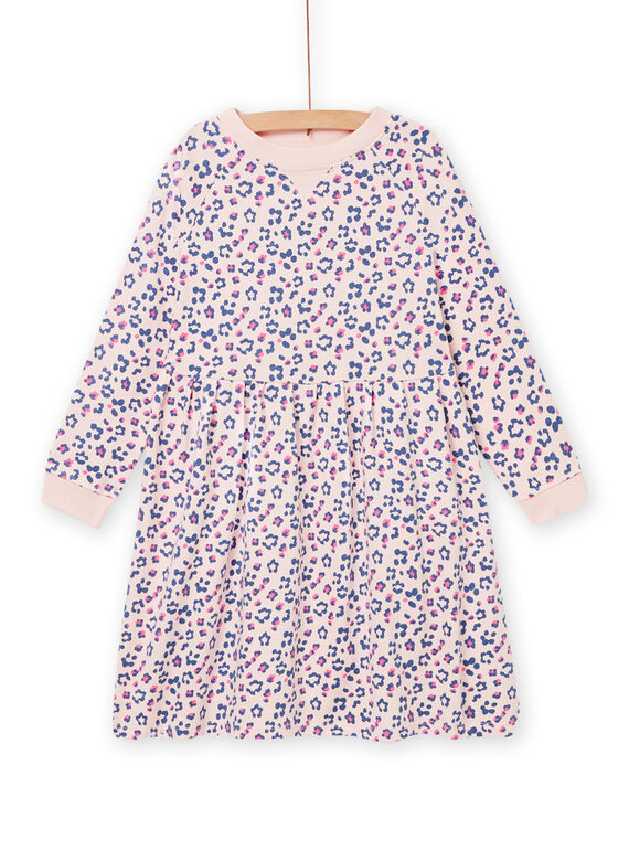 Kind Mädchen puderrosa Kleid NAJOROB3 / 22S90173ROBD327