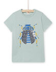 Wendbares Käfer-T-Shirt mit Pailletten für Kind Junge NOSANTI6 / 22S902S6TMC614