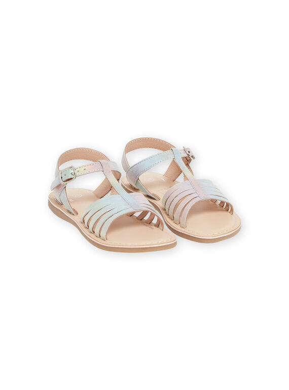 Mehrfarbige Spartan-Sandalen Kind Mädchen NASANDOLI / 22KK354GD0E956