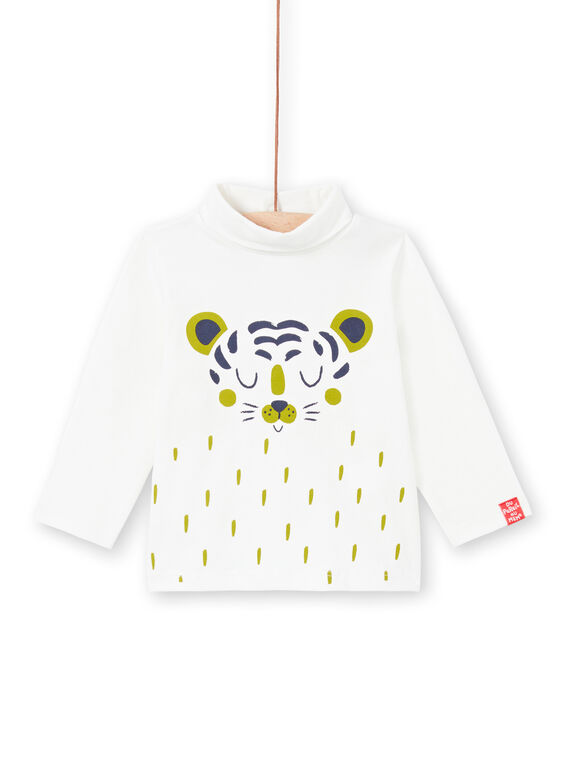 Baby Boy's Ecru Tiger Unterwäsche MUJOSOUP3 / 21WG10N3SPL001