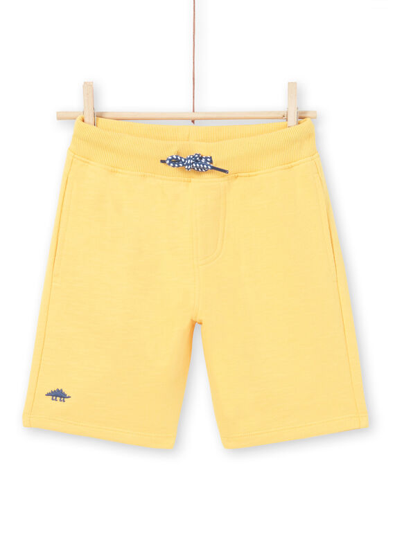 Bermudashorts gelbes Kind LOJOBER4 / 21S902F8BERB116