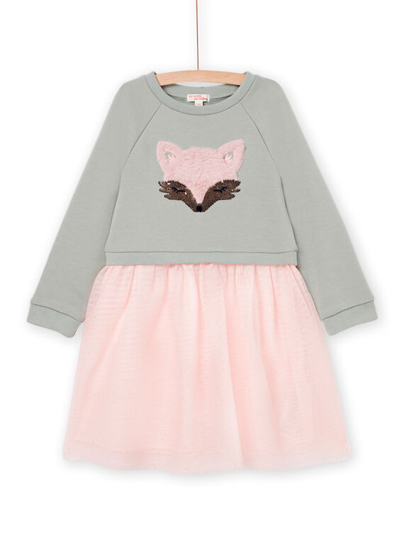Sweatshirtkleid mit Tüll PARHUROB2 / 22W901Q4ROB626