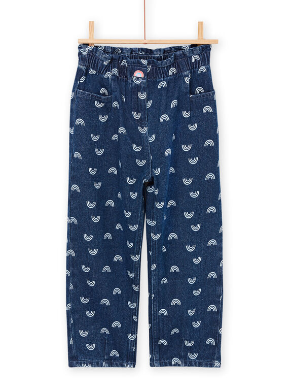 Jeans mit Regenbogenmuster RAPURPANT1 / 23S901L2PAN703
