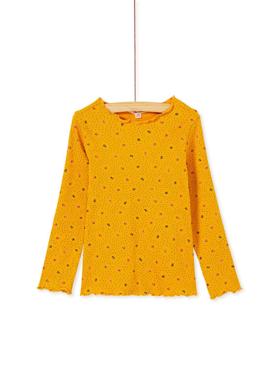 Yellow LONGSLEEVE T-SHIRT KAJOUTEE4 / 20W9013CD32107