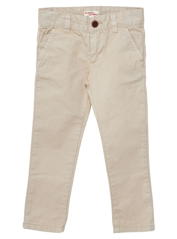 Beige Chinohose für Jungen JOJOPACHI1 / 20S90244D2B080