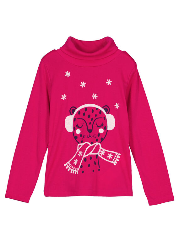 Magentafarbener Unterziehpullover GASKISOUP / 19W901W1SPL304
