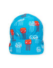 Baby Junge blaue Mütze mit Quallendruck NYUCASQ2 / 22SI10L1CHAC215