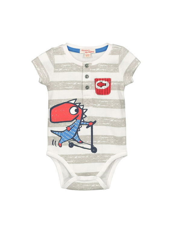 Kurzärmeliger Body für Babys Jungen FUTOBOD / 19SG10L1BOD099