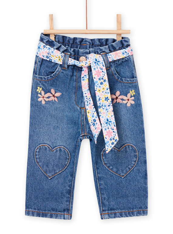 Denim-Hose mit abnehmbarem Gürtel PICIPAN / 22WG09M1PANP274