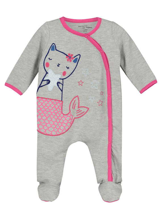 Strampler aus Baumwolle für Babys Mädchen FEFIGRESIR / 19SH1393GRE943