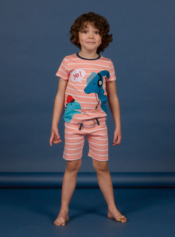 Peach PYJAMA NEGOPYCDINO / 22SH12H6PYJ311