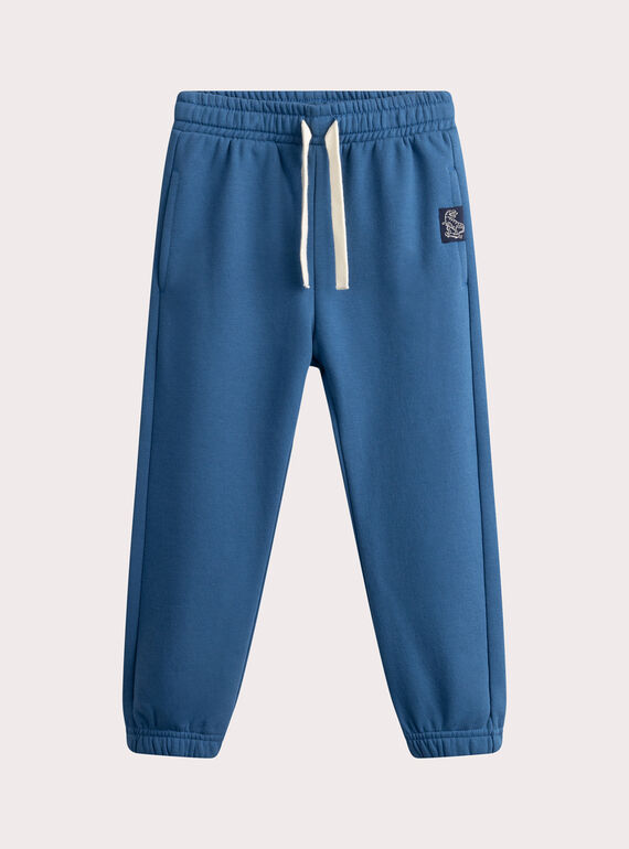 Jogginganzug einfarbig in Blau WOJOJOB3 / 25S902I2JGB720