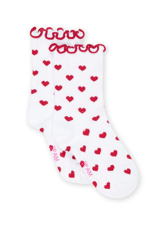 Socken mit Herzmuster RYAJOSCHO3D / 23SI0175SOQ000