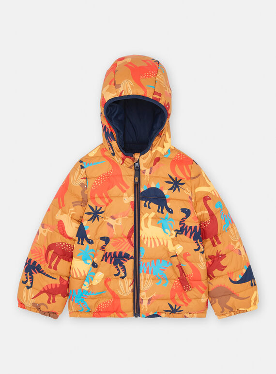 Reversible Kapuzenjacke in Marineblau und Orange SOGROBLOU1 / 23W902C1BLO809