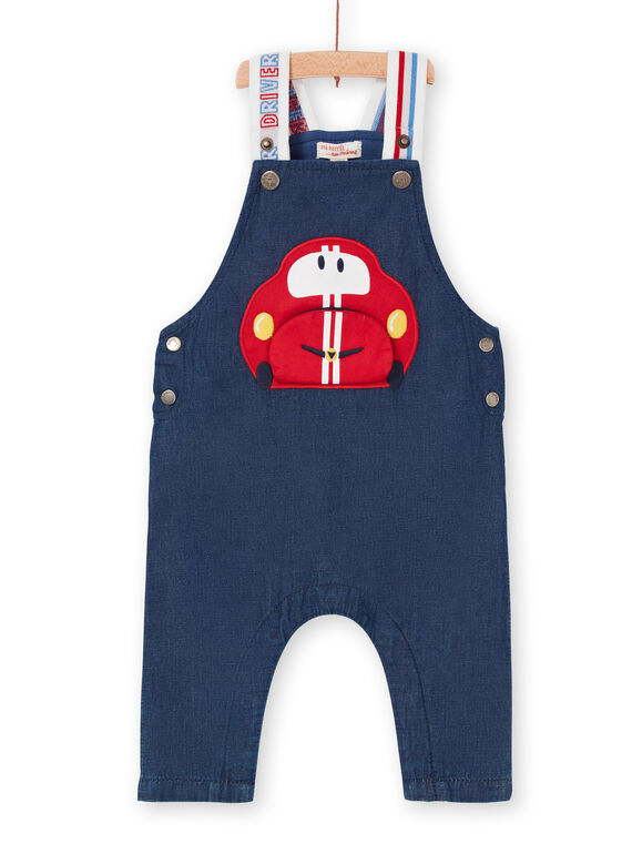 Dunkelblaue Denim-Latzhose Baby Boy LUHASAL2 / 21SG10X1SALP274