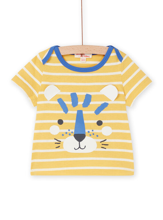 Marineblau und weiß gestreiftes T-Shirt RUJOTI2 / 23SG10Z2TMC113