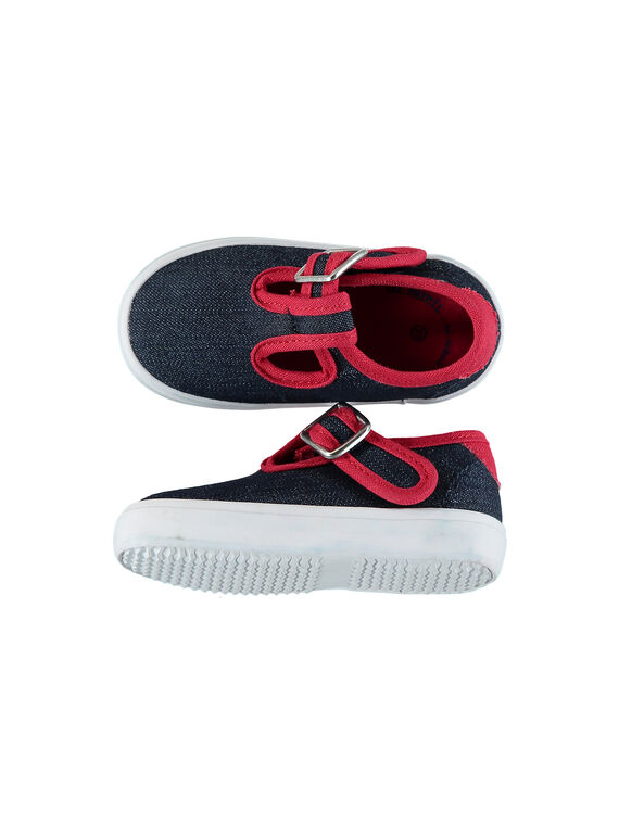 Mary Janes aus Canvas für Babys Jungen FBGSALJEAN / 19SK38C1D17C218