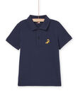 Polo-Shirt aus Piqué mit Dinosaurier-Badge ROJOPOL1 / 23S90272POL705