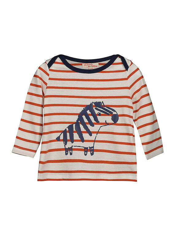 Langärmeliges Baby-T-Shirt für Jungen FUBATEE2 / 19SG1062TML099