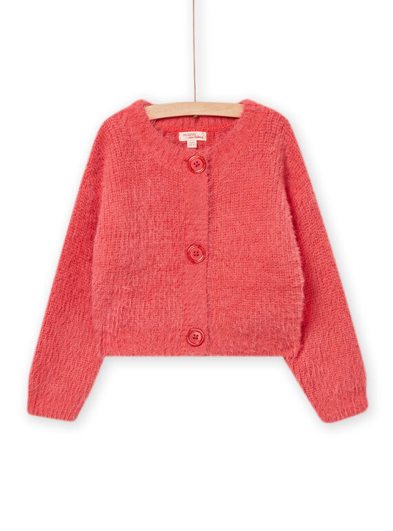 Strickjacke in Gewürzorange Kind, Mädchen NAVICAR / 22S901M1CAR409