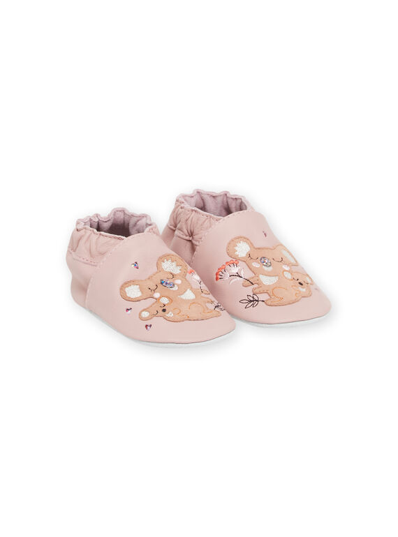 Rosa Baby Mädchen Koala Hausschuhe NICHOSKOALA / 22KK3723D3S030