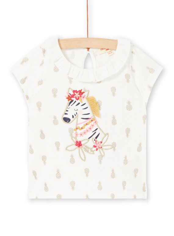 Baby Mädchen Ananas T-Shirt LITERBRA / 21SG09V1BRA001
