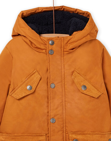 Einfarbiger Parka mit Kapuze POGROPAR1 / 22W902F2PAR804