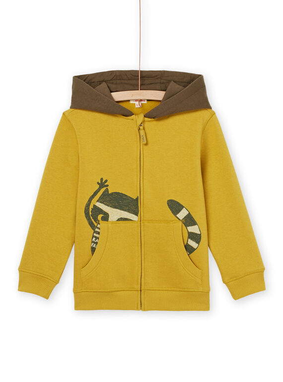 Kapuzen-Sweatshirt mit Waschbär-Print PORHUGIL1 / 22W902Q2GILB117