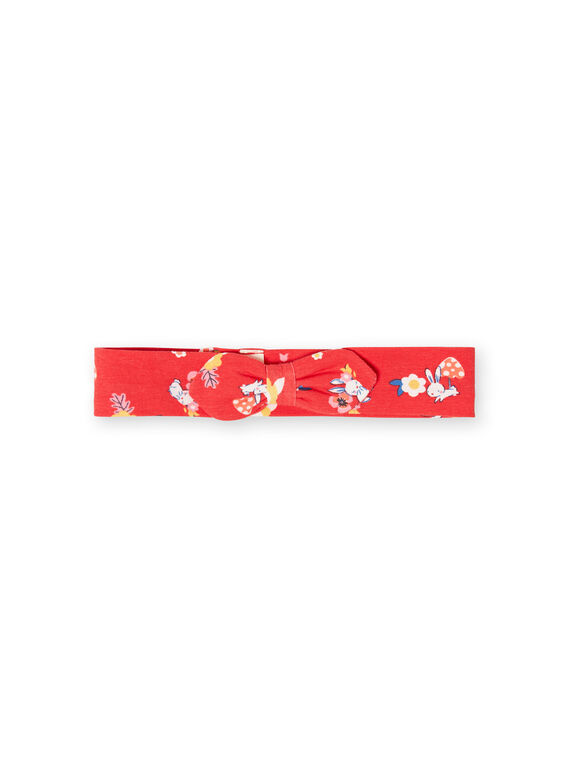Rotes Baby Mädchen Druck Stirnband LYIHABAND / 21SI09X1BAN505