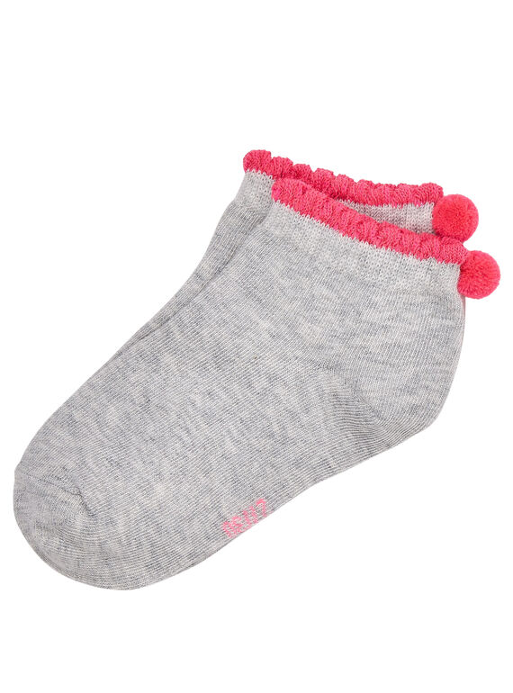 Grau chinierte Socken JYAJOSCHO3F / 20SI0155SOQ943