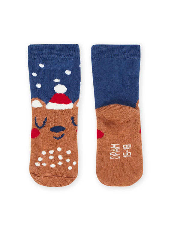 Socken mit Weihnachtsmotiv PYUNOCHO / 22WI10V1SOQ070