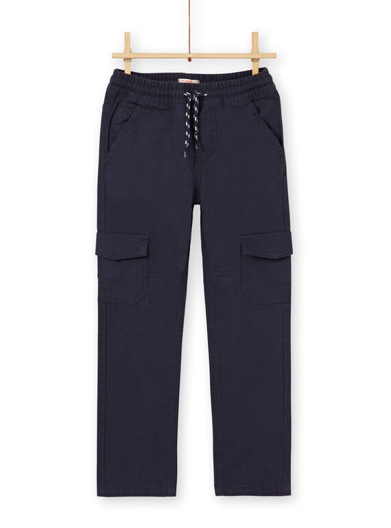 Cargohose Nachtblau Kind Junge LOJOPAMAT1 / 21S90243PAN705