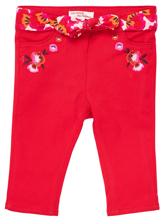 Gerade Babyhose aus Stretchmaterial für Mädchen JIVIPAN / 20SG09D1PAN330