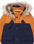 Zweifarbiger Kapuzenparka mit Pelzbesatz und Innenjacke POGROPAR2 / 22W902F1PAR804