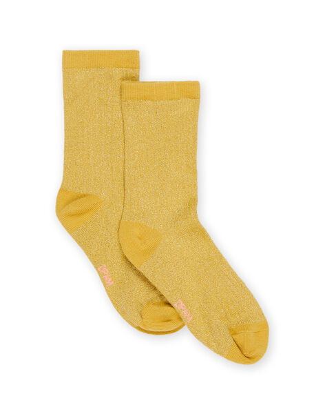 Socken aus Glitzerrippe PYAJOCHO3 / 22WI01D1SOQB107