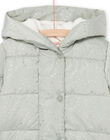 Daunenjacke mit Kapuze mit goldenen Punkten bedruckt PALONDOUN1 / 22W901F2D3E626