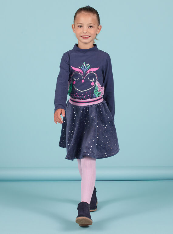 Baby Mädchen marineblau Pailletten Eule Unterhosen MAPLASOUP / 21W901O1SPLC202