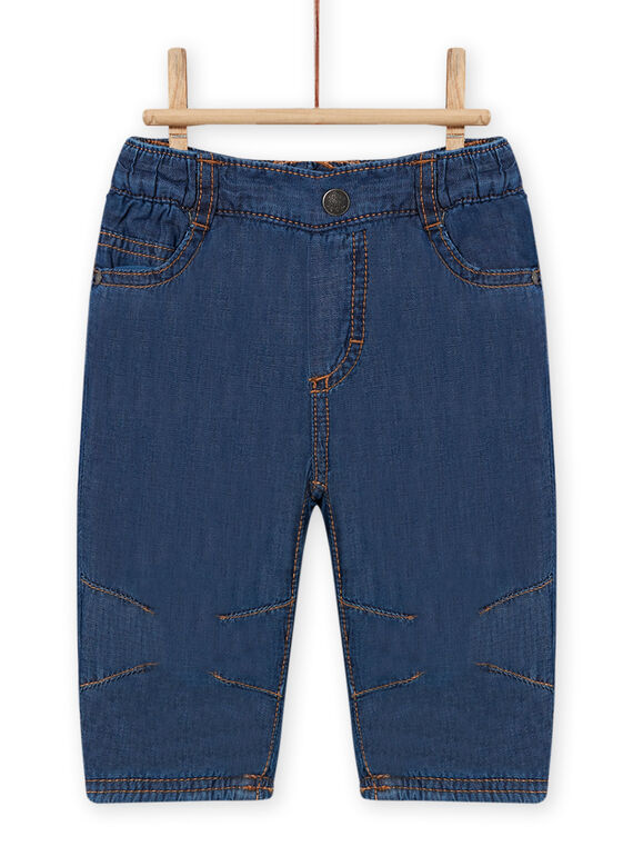 Baby Junge mittelgroße Denim-Jeans MUPLAJEAN / 21WG10O1JEAP274