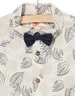 Hemd mit Fliege mit Blumenmuster RONEOSHIRT / 23S902O1CHM005