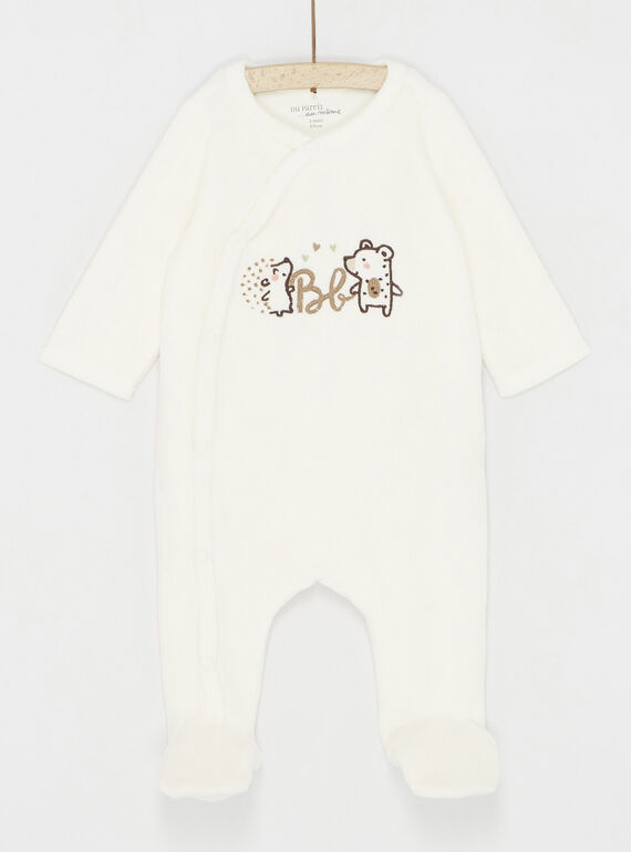 Off-white Strampler mit Tiermuster SOU1GRE3 / 23WF0513GREA001