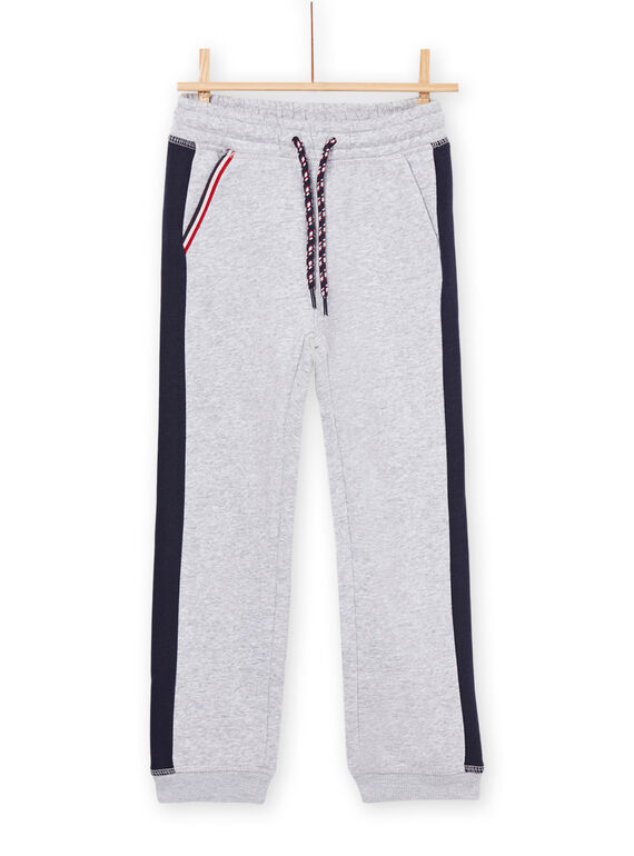 Jogginghose grau meliert und blau POJOJOB3 / 22W902D2JGBJ922
