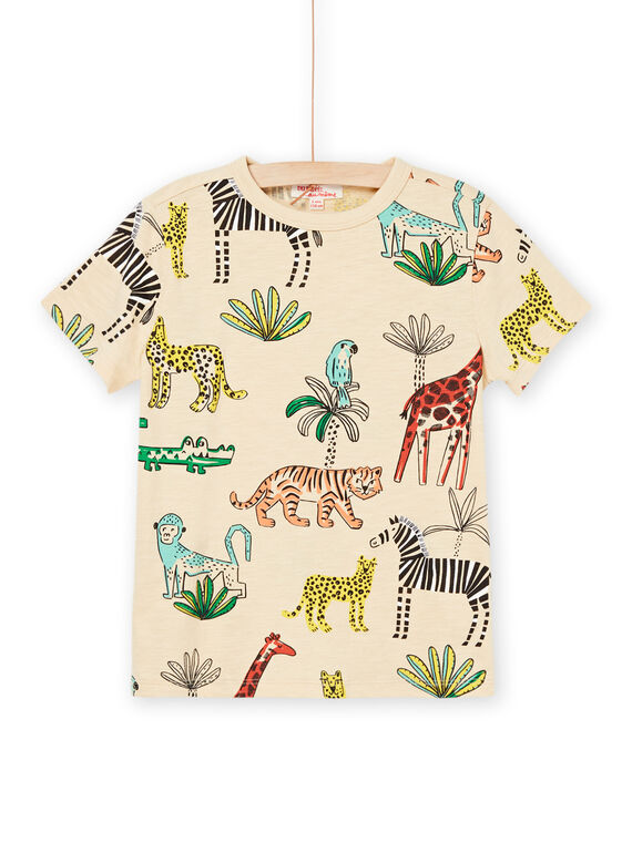 T-Shirt mit wildem Tiermotiv ROJUNTI3 / 23S902U1TMCA006