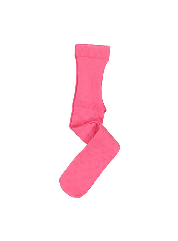 Rosa Fantasie-Strumpfhose für Mädchen FYAJOCOL2 / 19SI0136COL304