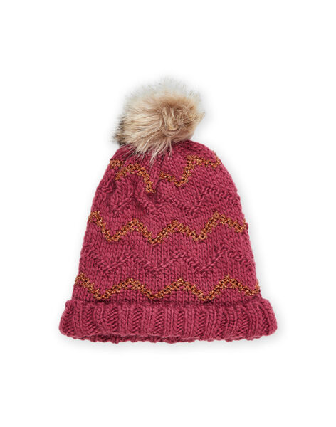 Mütze mit Jacquardmuster PYAPOMBON / 22WI01F2BON718